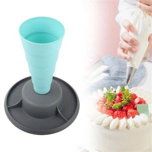 Piping Bag Holder Stand Cake Decorating for Butter Baking