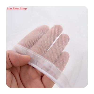 Drawstring Mesh Laundry Bag Nylon Washing Net Bag For Underw