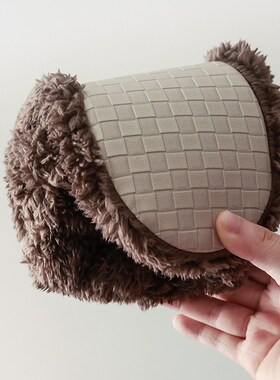 Warm Faux Fur Slippers Women Men Winter Shoes Indoor Home So