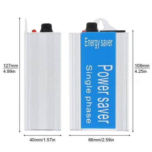 Blue 80KW 110V-250V Smart Power Saver Household Meter Electr