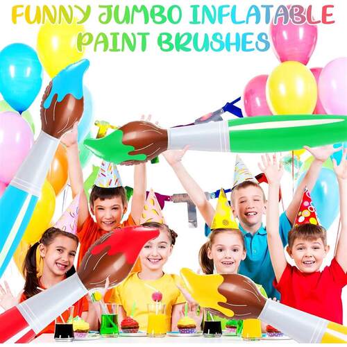 Giant Inflatable Paint Brush Balloon Large Blow up Art Paint