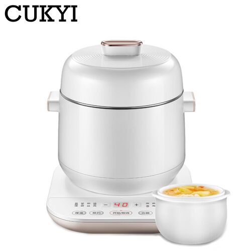 800ml Mini Automatic Electronic Stewing Soup Pot Ceramic Wat