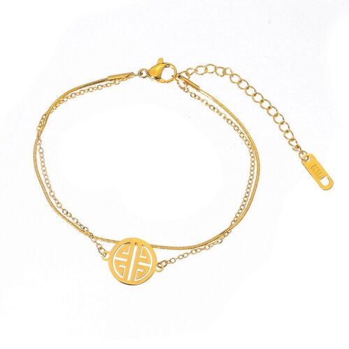 New titanium steel brlet girls niche temperament fashion jew