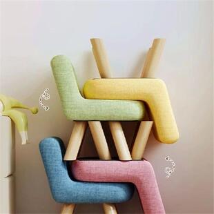 Backrest Stool Household Kids Backrest Chair Childrens Low