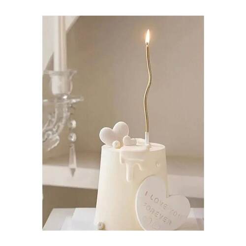 6/12/48pcs/1case Birthday Candles Spiral Cake Candles Long T
