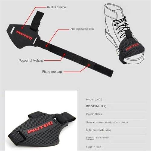 Rubber Motorcycle Shift Pad Adjustable Anti Slip Motorcycle