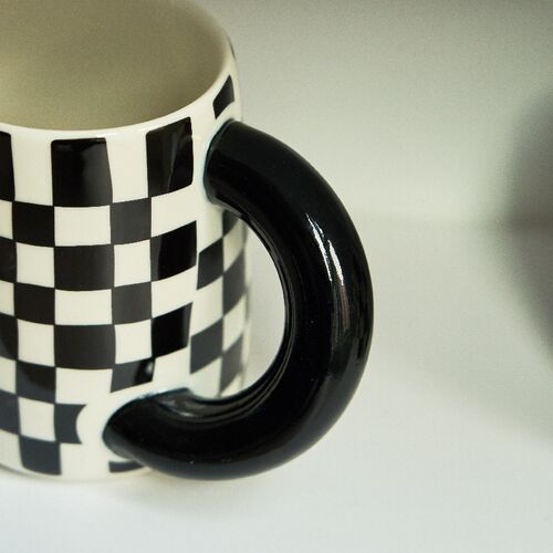 Korean Style Fatty Mug Design Splash Ink Ceramic Cup Spot Mu