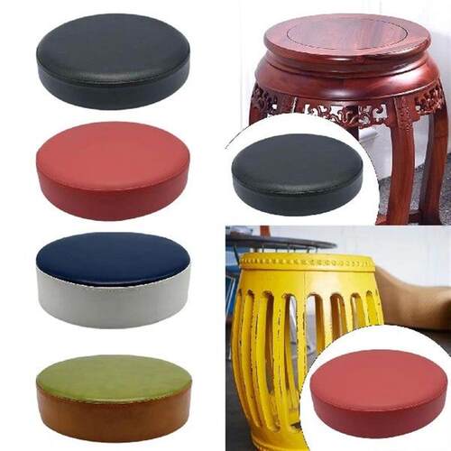 Soft Stool Cushion, Stool Chair Pad, Waterproof PU Leather