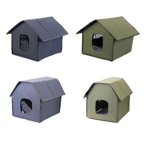 Stray Cat Shelter Dog House Warm Dog Bed Outdoor Cat House