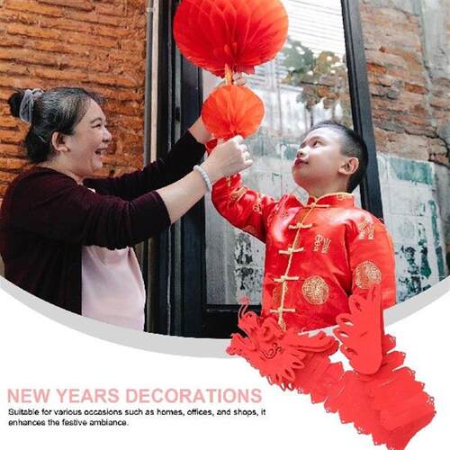 Chinese Dragon Lantern Decor 1.7m Red New Year Pendant
