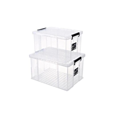 Storage box plastic box transparent dormitory organize boxes