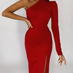 Long Summer Maxi Dres Women Shoulder for Dresses Elegant One