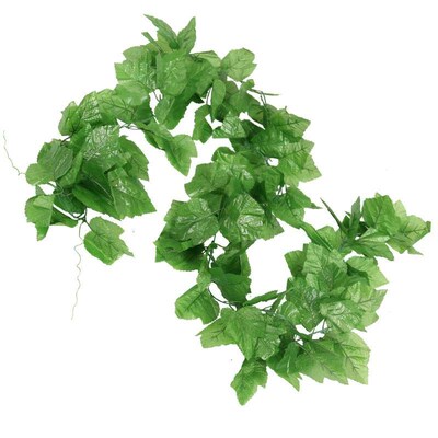 Simulation Rattan Grape Leaf Vine Decoration Green Leaf Vine