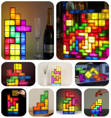 New Tetris Stackable LED Desk Lamp Tetris Lamp gift
