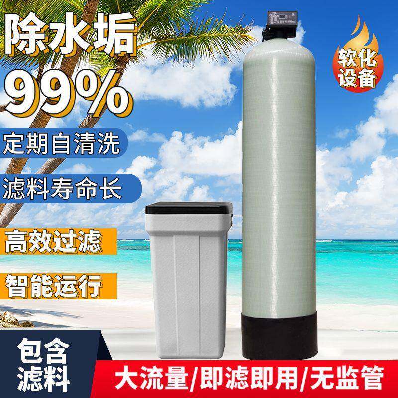 软水机商用设备井水除水垢洗浴过滤器自来水锅炉空气能软化净水器