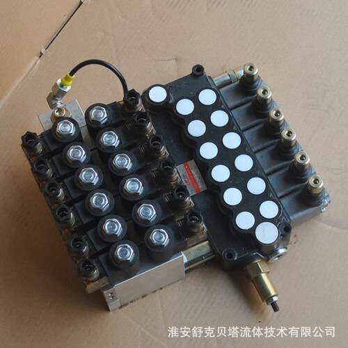 DCV40-6YT-DC24V系列整体手动电液控多路换向阀