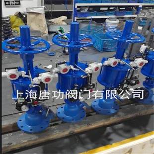 气动搪瓷放料阀上展式下展式单作用搪玻璃反应釜底阀罐底放料阀