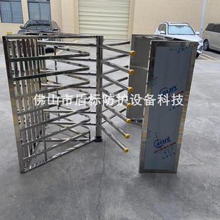 汽车站进站口单向手推旋转闸机 简易三辊闸 景区旅客导流单向滚闸