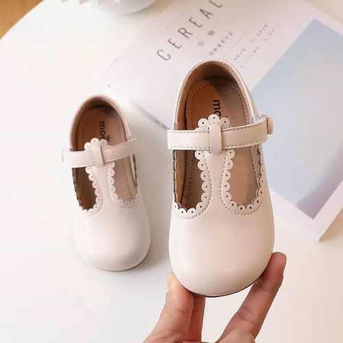 Girls Leather Shoes Toddlers Flats Princess Sweet Little Kid