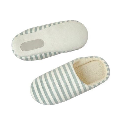 Soft Sole Super Soft Velvet Striped Wooden Floor Indoor Sile
