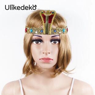 Snake Shaped Headpiece Cleopatra Headdress Egypt Queen Hair