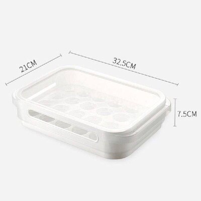 Food Preservation 24 Grids Egg Container Food Storage Box