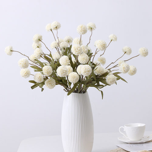 5 Head Silk Dandelion Flower Ball Chrysanthemum Artificial F