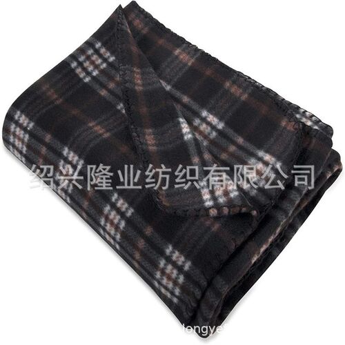 Fleece plaid polar fleece printed anti-pilling