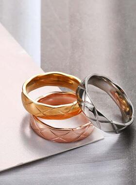 Simple+fion+ring+female+ins+does+not+fade+titanium+steel+rin