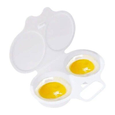 Plastic Egg Cooker Poached Egg Maker Microwave Egg Boiler 2