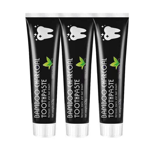 Bamboo Charcoal Toothpaste with Activated Charcoal for White