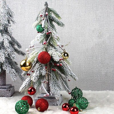 0236Christmas Balls 3-6cm 100pcs /Set Christmas Baubles Orna