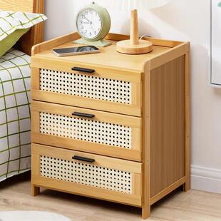 Bedroom bedside table storage cabinet drawers nightstand end
