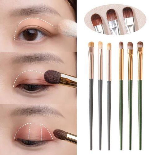 3pcs Makeup Brush Set Eyeshadow Brush Soft Mini Size Blusher