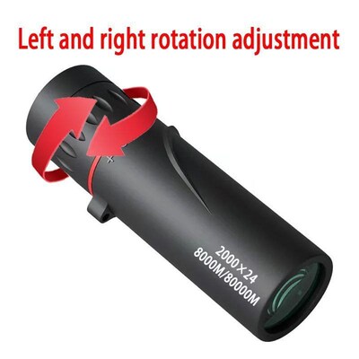 2000x24 HD Monocular Telescope Mini Portable Mobile Phone Te