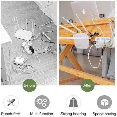 Multi-Purpose Transparent Hooks Double-sided Adhesive Wall H