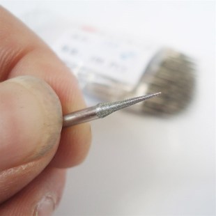 D针玉雕工具尖针金刚石磨棒缕空拉线用玉石雕刻打磨钻头100支装