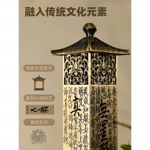 Heart Sutra Incense Burner Home Indoor Buddha Line Incense B
