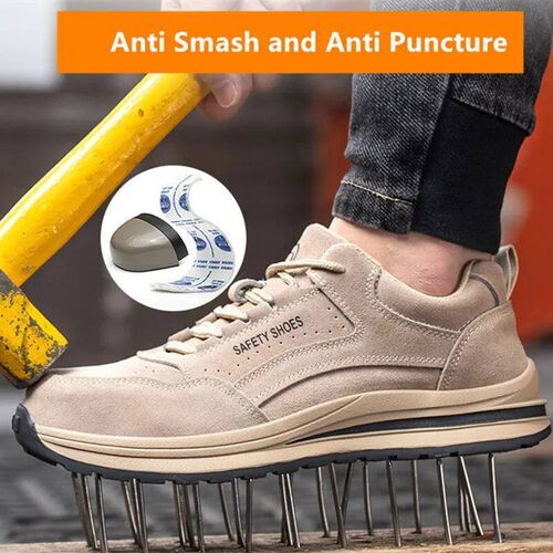 safety autumn shoes breathable work shoes anti stab work sne