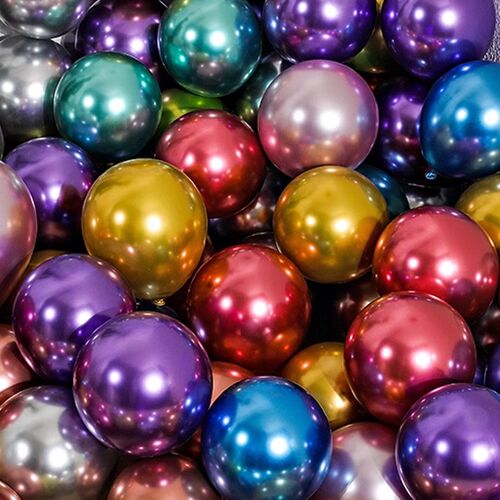 10inch Metallic Balloons for Birthday Party Event Decoration