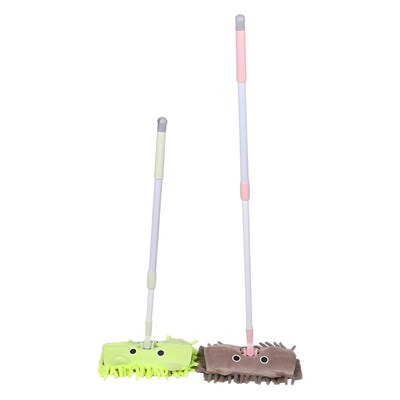 Childrens Broom and Dustpan Set, Baby Toy Broom Two-Piece S