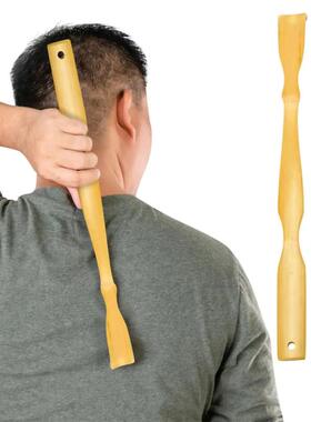 Bamboo+Back+Scratcher+d++Scratchng+Massage+Roller+Long+Woode