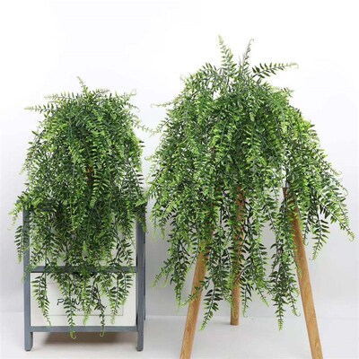 Simulation Wall Hanging Persian Leaf Rattan Fern Vine