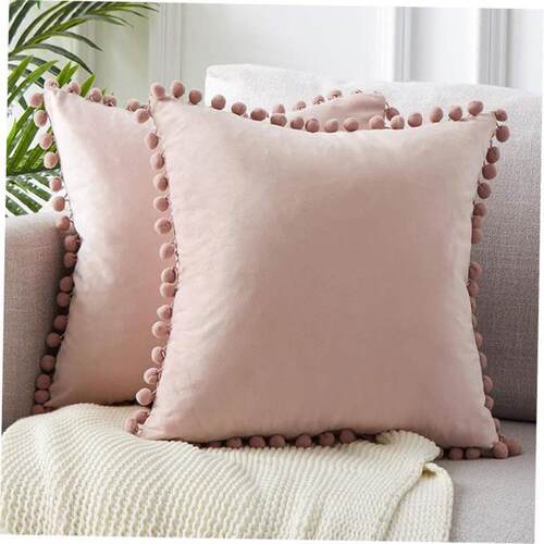 Soft Velvet Cushion Cover Decorative Pillows Throw waist