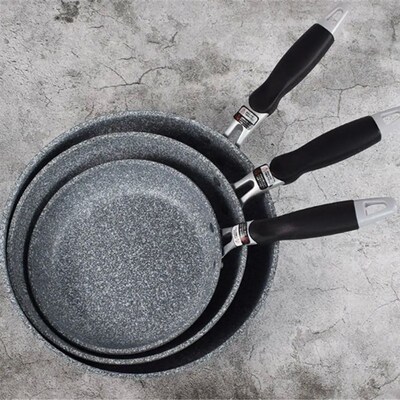 Durable Stone Frying Wok Pan Non-stick Ceramic Pot Induction