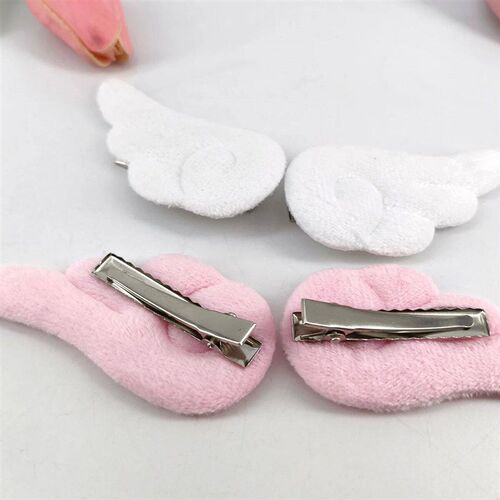 2Pcs/20Pcs 5cm Angel Wings Super Cute Angel Wing Plush Hairp