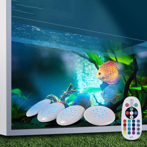 Pool Light with EU/US Plug IP68 Waterproof Small Size White