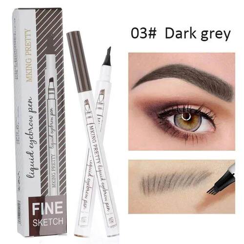 1pc 4 Head Eyebrow Marker Pencil Waterproof Microblading Eye