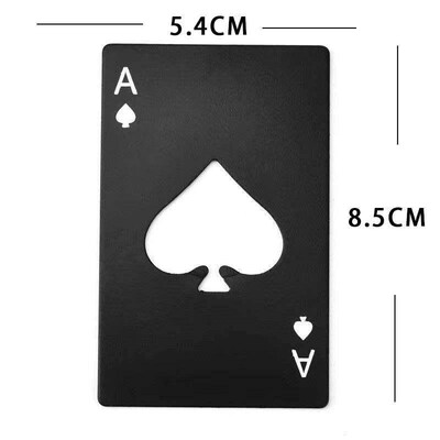 spades a bottle opener beer bottle opener stainless steel