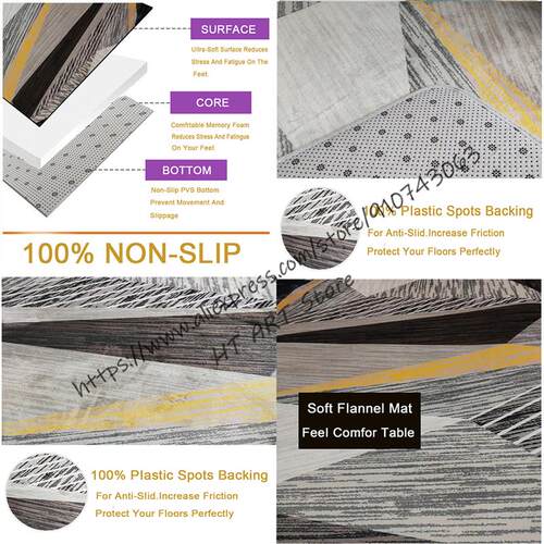Modern Kitchen Carpet Home Entrance Doormat Bedroom Living R